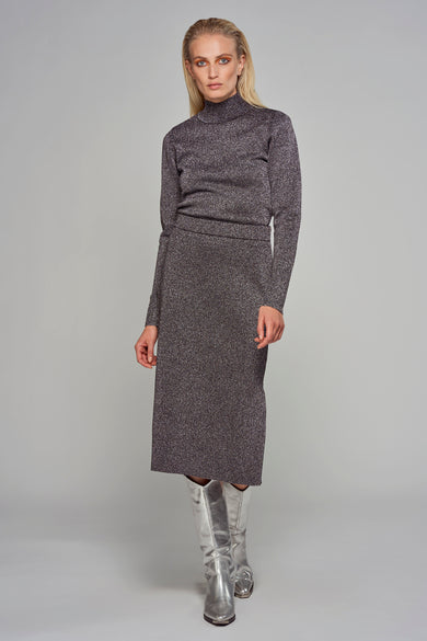 Jupe 3/4 Agenté - ASTRID Black Label