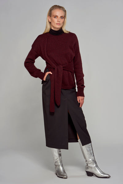 Jupe longue Noir - ASTRID Black Label