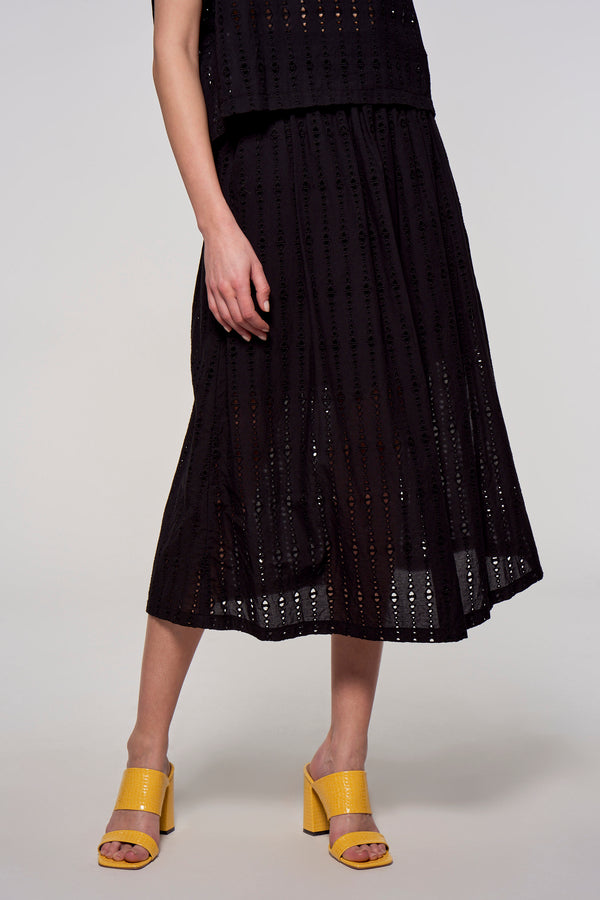 Jupe 3/4 Noir - ASTRID Black Label