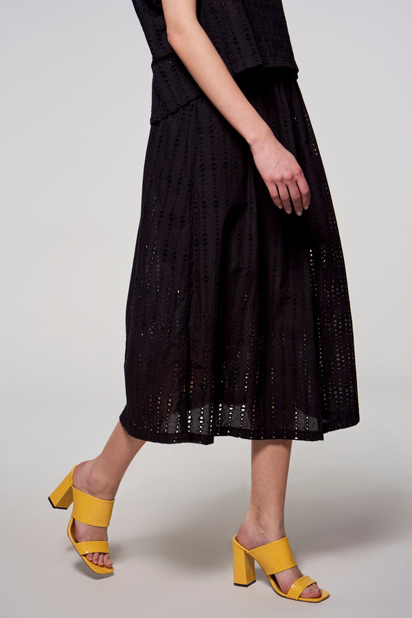 Jupe 3/4 Noir - ASTRID Black Label