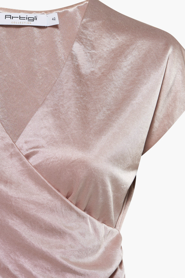 Chemisier (manches courtes) Beige - ARTIGLI
