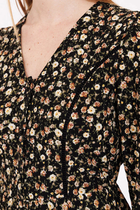 Robe midi - multicolore
