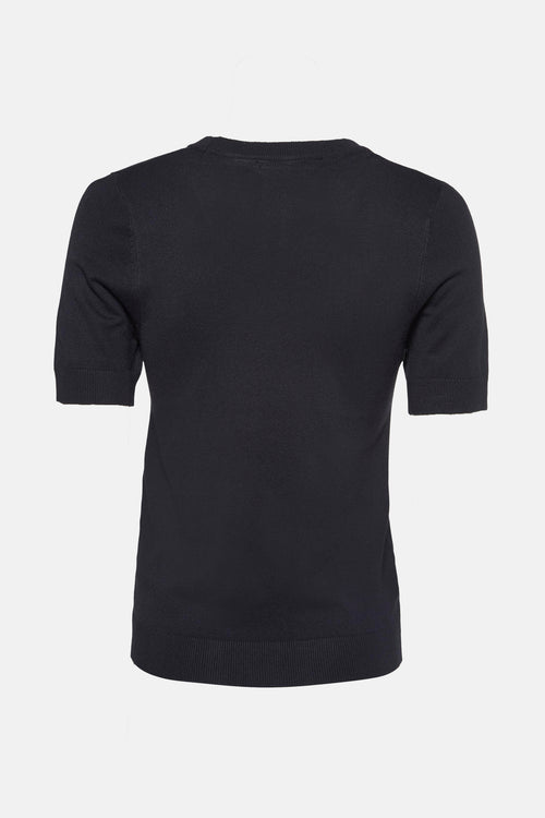 Pull à col rond - noir