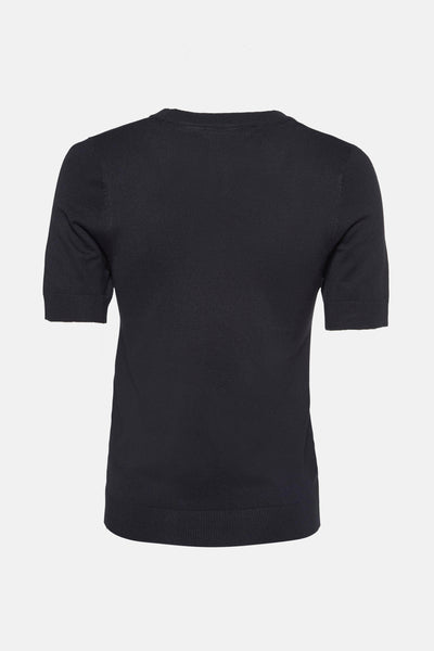 Pull col rond Noir - ZABAIONE