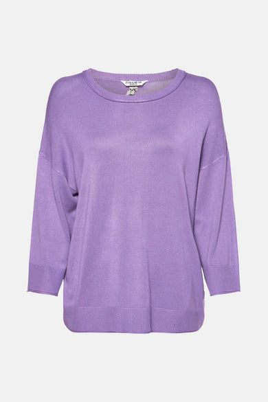 Pull à col rond - violet