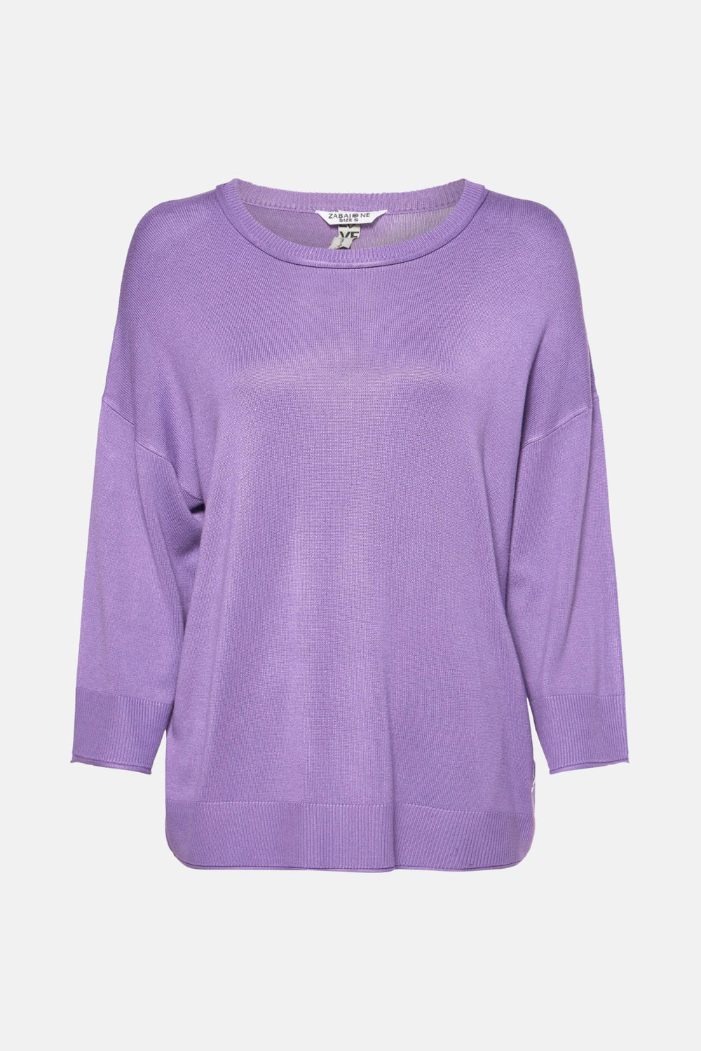 Pull à col rond - violet