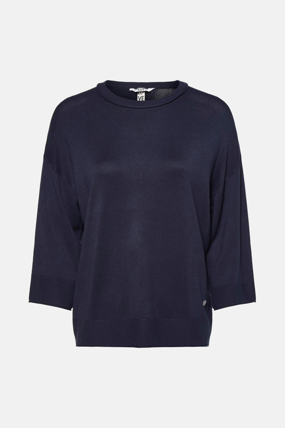 Pull à col rond - bleu