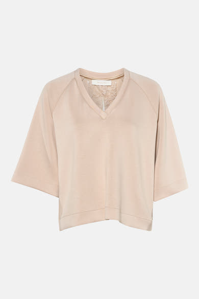 Sweater O hals - beige