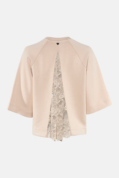 Sweater O hals - beige