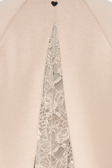Sweater O hals - beige