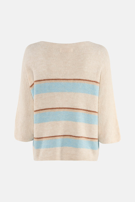 Pull à col rond - multicolore