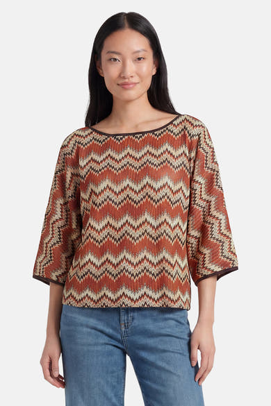 Pull met korte mouwen - multicolor