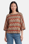 Pull met korte mouwen - multicolor