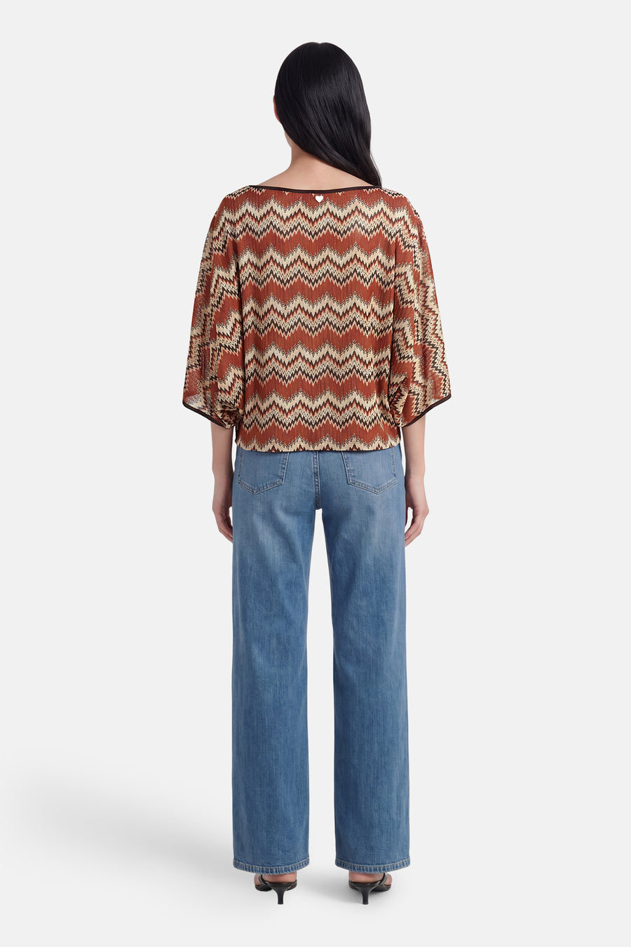 Pull met korte mouwen - multicolor