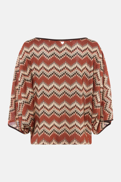 Pull met korte mouwen - multicolor