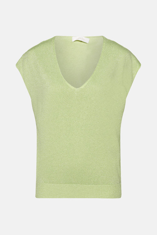 Top uni manches courtes Vert - AMELIE ET AMELIE