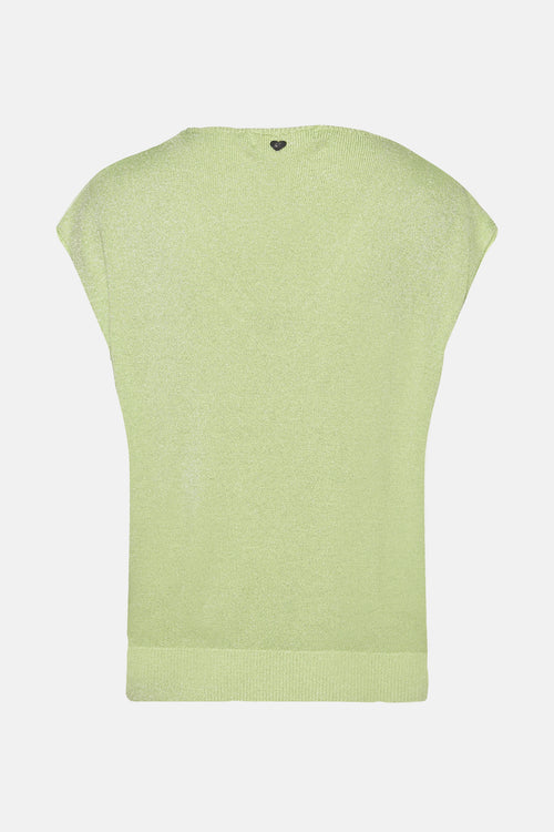 Top uni manches courtes Vert - AMELIE ET AMELIE