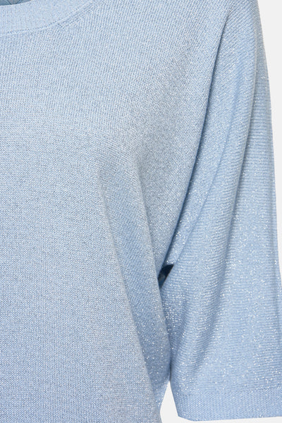 Trui met V-hals Blauw - AMELIE ET AMELIE