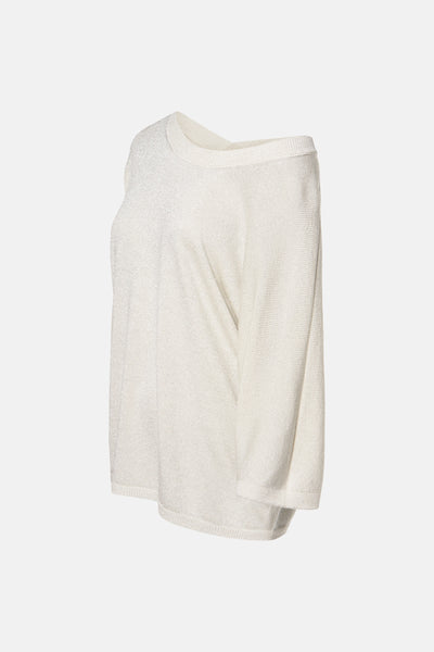 Trui met V-hals Ecru - AMELIE ET AMELIE
