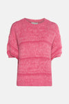 Pull à col en V - rose