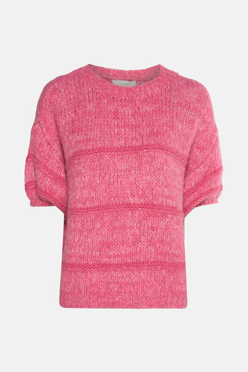 Pull col V Rose - AMELIE ET AMELIE