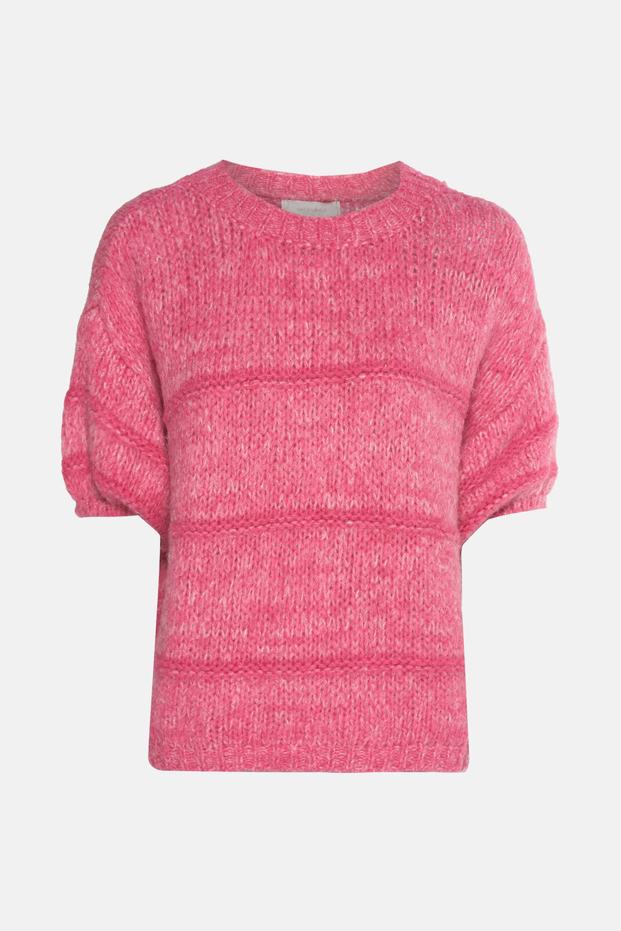 Pull à col en V - rose