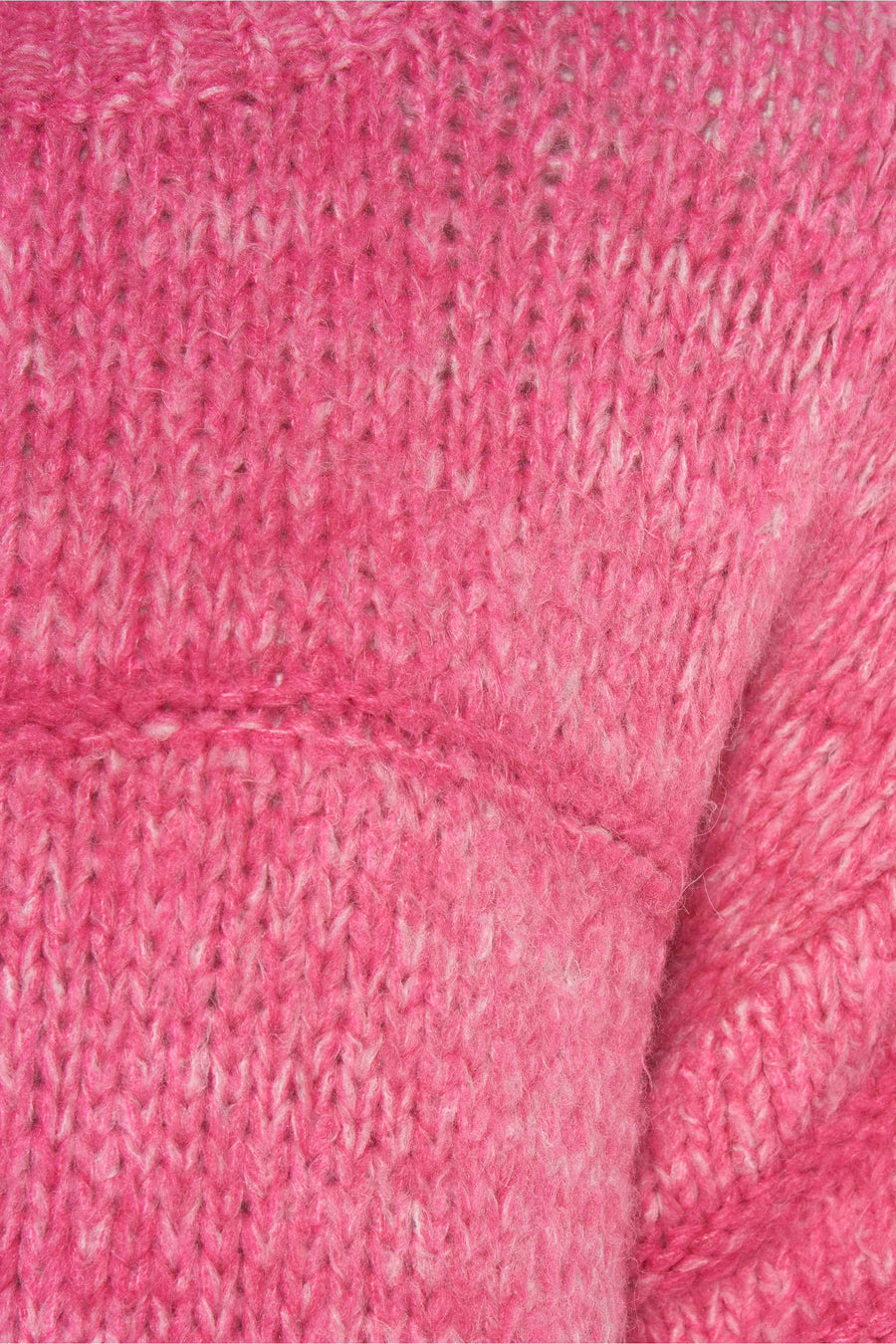 Pull à col en V - rose