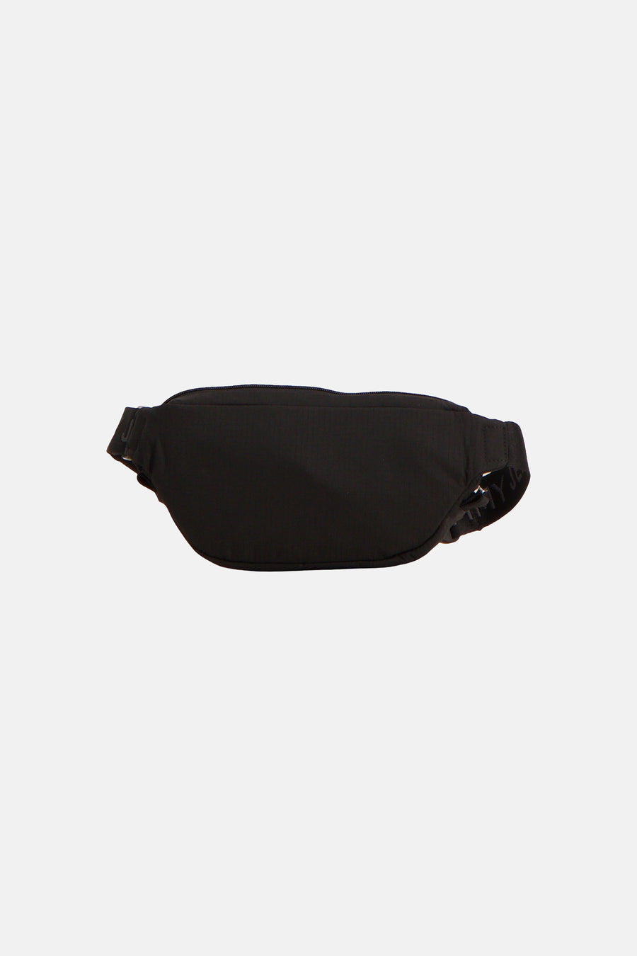 Sac à bandoulière noir de TOMMY JEANS, avec une fermeture éclair sur le dessus.