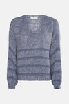 Pull col V Bleu - AMELIE ET AMELIE