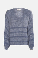 Pull col V Bleu - AMELIE ET AMELIE