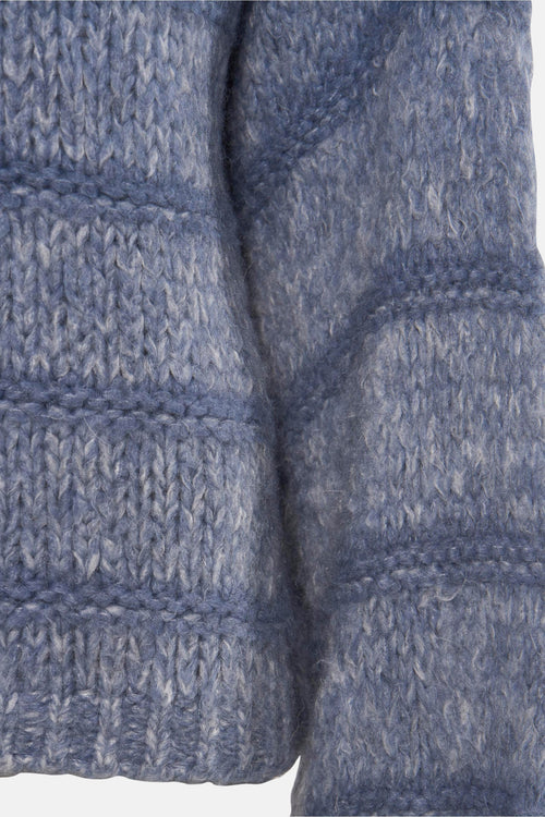 Pull col V Bleu - AMELIE ET AMELIE