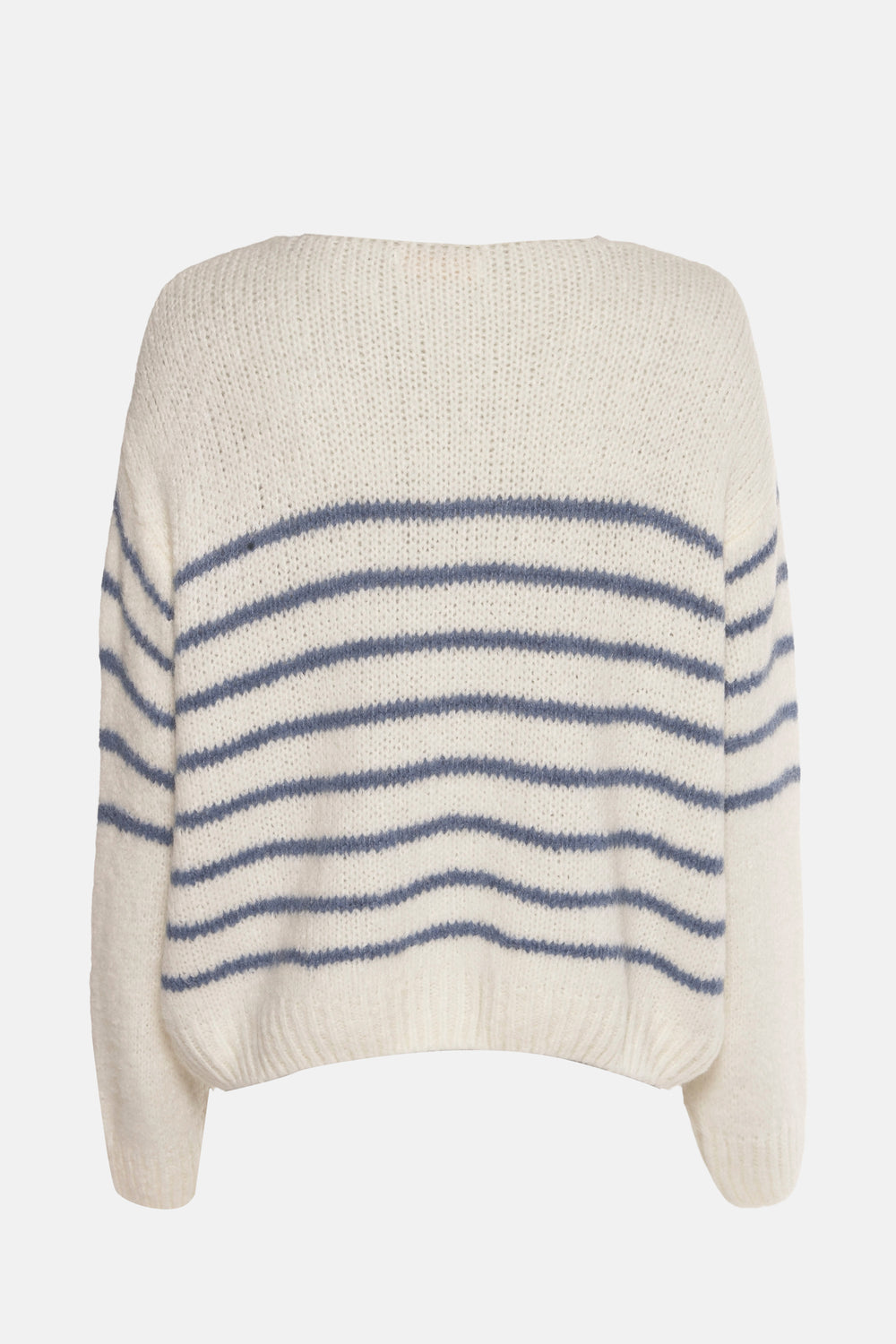 Trui met V-hals Ecru - AMELIE ET AMELIE