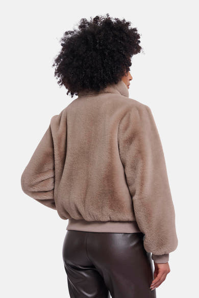 Dames tops jas casual brun - RINO PELLE