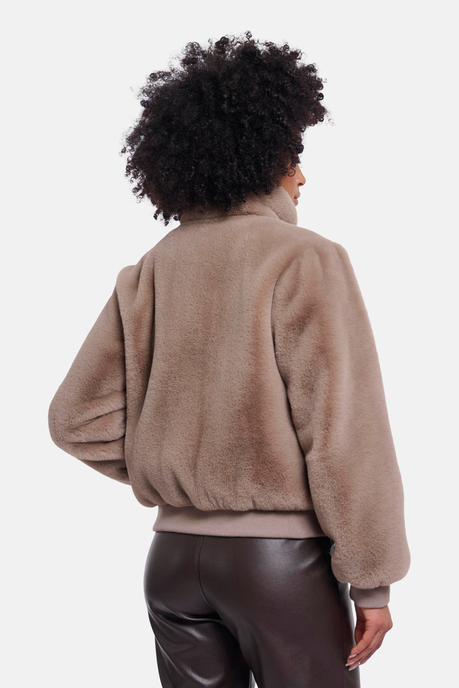 Dames tops jas casual brun - RINO PELLE