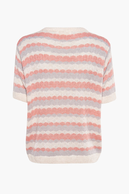 Pull col rond Rose - AMELIE ET AMELIE