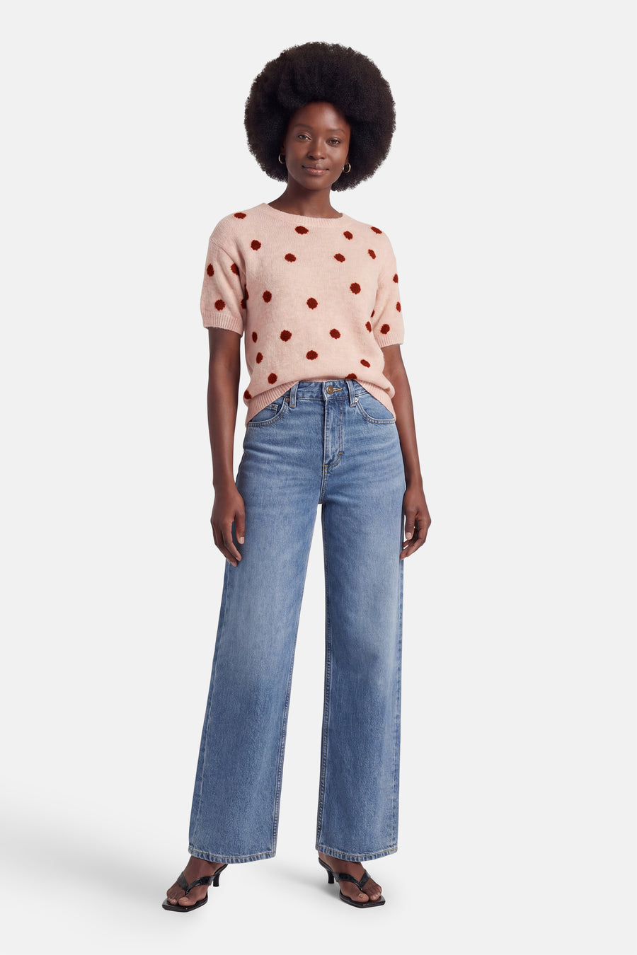 Pull à manches courtes - multicolore
