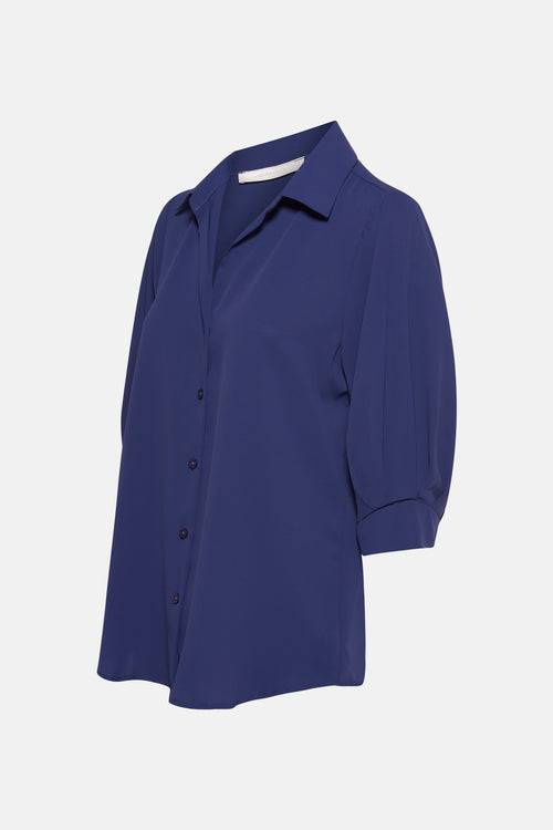 Hemd met lange mouwen - blauw