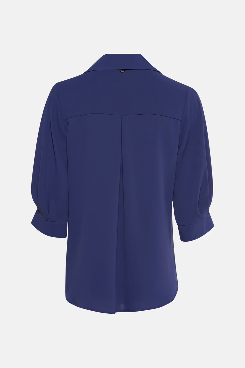 Hemd met lange mouwen - blauw