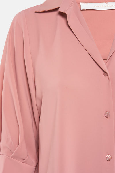 Chemisier (manches longues) Rose - AMELIE ET AMELIE