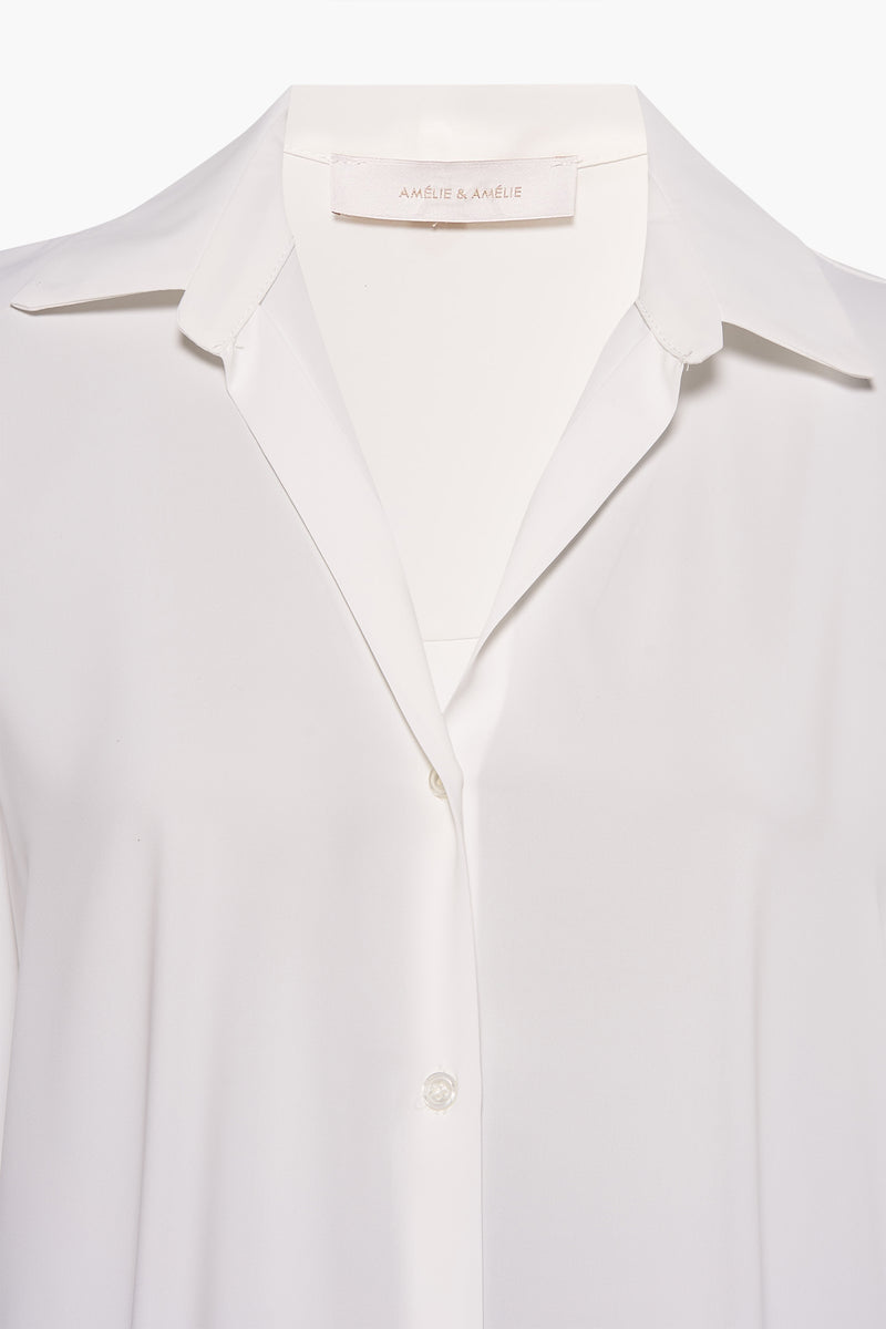 Hemd met lange mouwen - wit