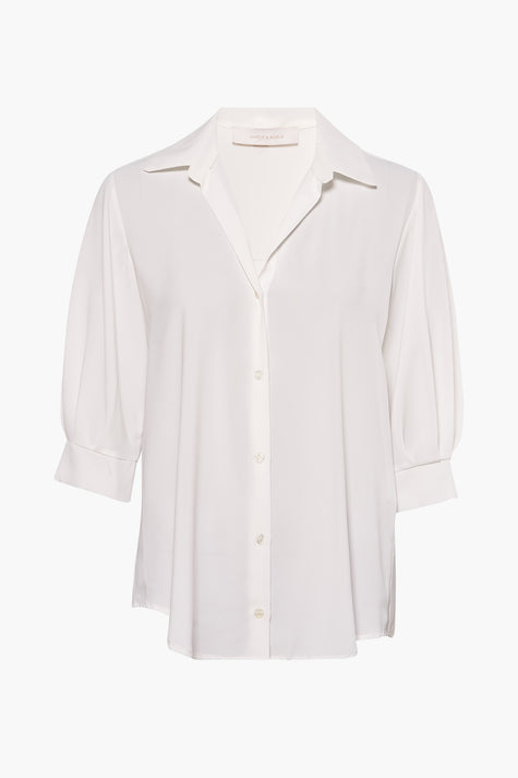 Hemd met lange mouwen - wit