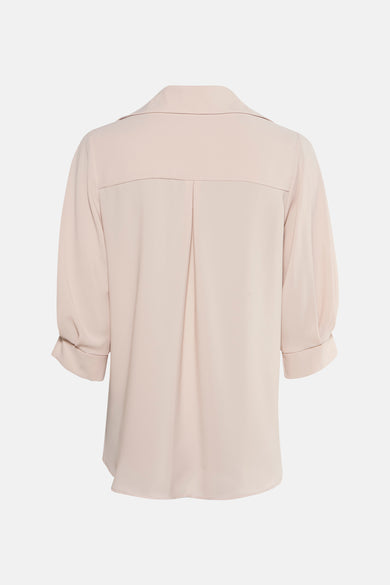 Hemd met korte mouwen - beige