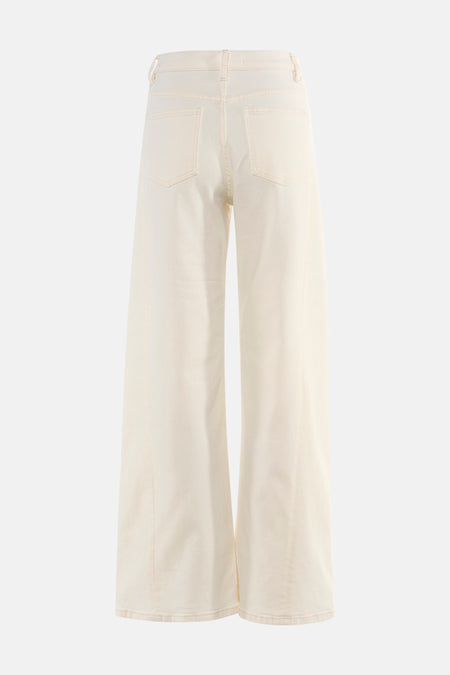 Jean large white denim - AMELIE ET AMELIE