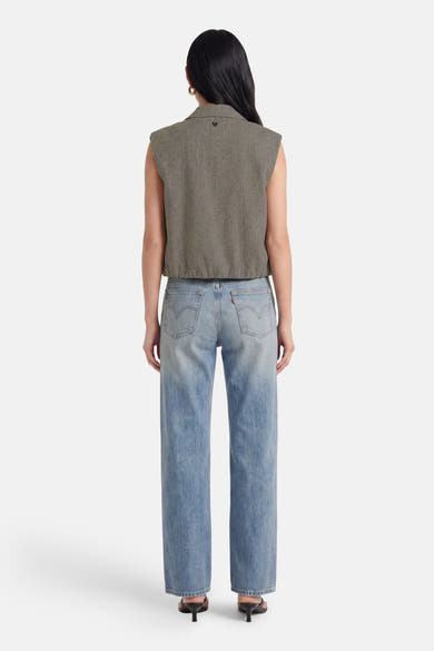 Veste sans manches - taupe