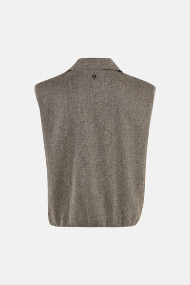 Veste sans manches - taupe