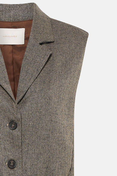 Veste sans manches - taupe