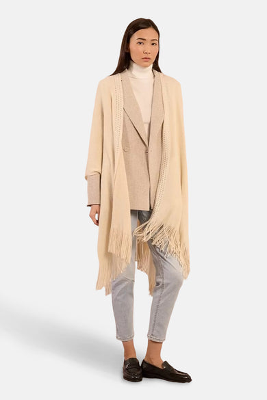 Poncho - ecru
