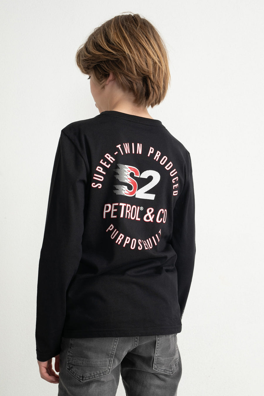 Boys T-Shirt LS Round Neck