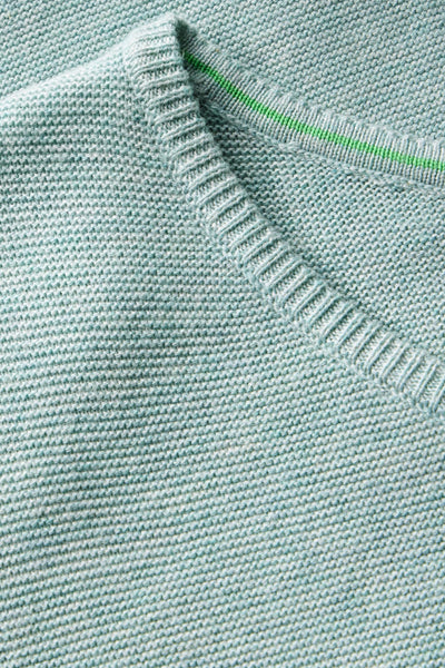 Pull col rond Bleu - Cecil