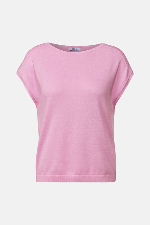 Trui met ronde hals Roze - CECIL